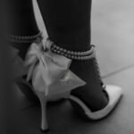 Туфлі з перлами і бантиком