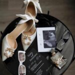 Туфлі 6в1 зі знімними брошками та бантом