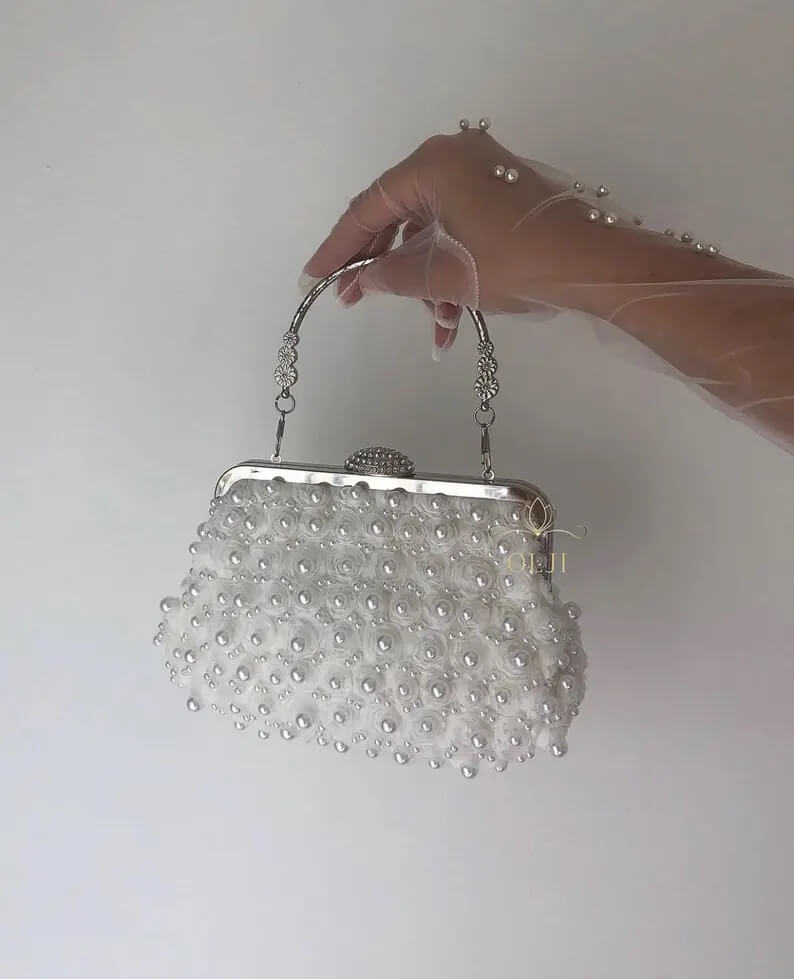 Сумка з перлинками