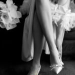 Атласні туфлі з бантиком