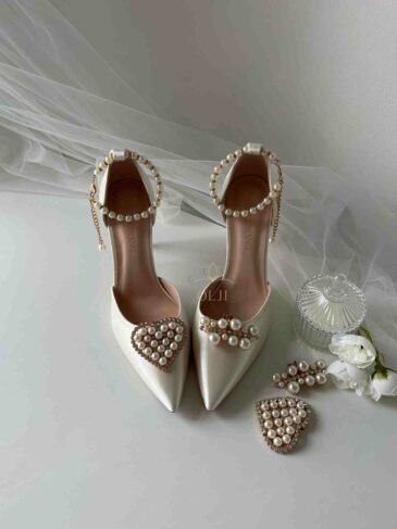 Туфлі 6в1 зі знімними брошками