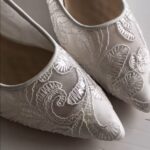 Мереживні туфлі з округленим підбором