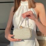 Сумка з перлин айворі