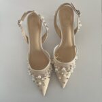 Бежеві слігбеки в перлинах