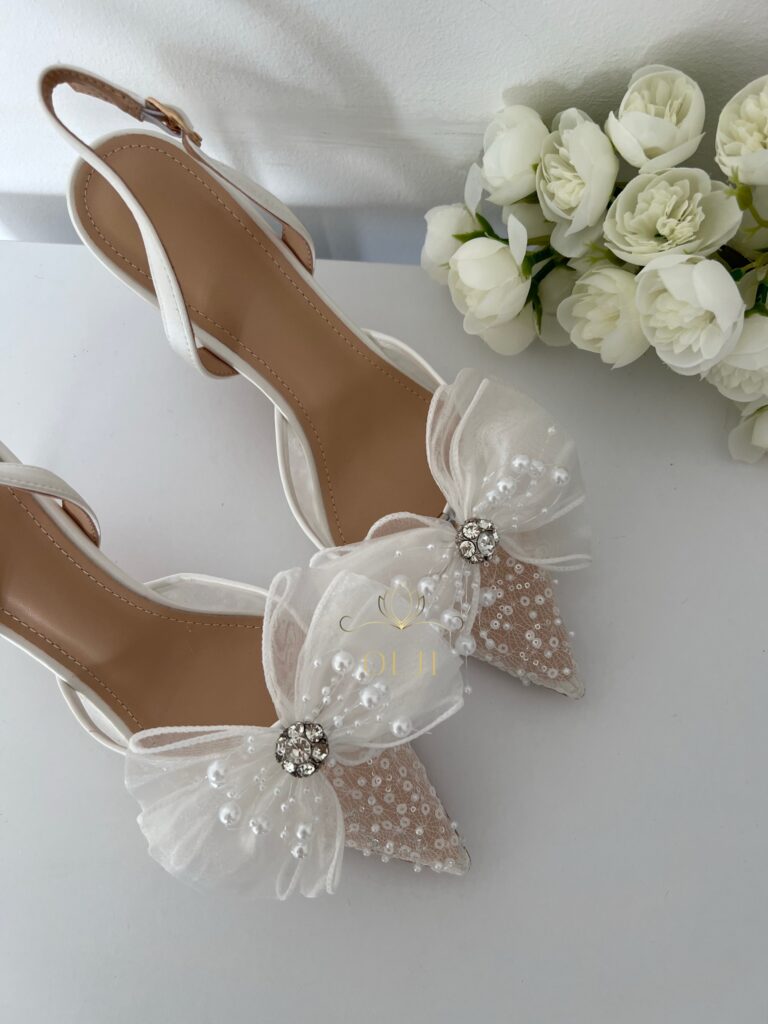 Прозорі слінгбеки зі знімним бантиком