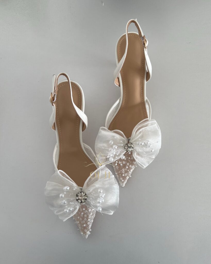 Прозорі слінгбеки зі знімним бантиком